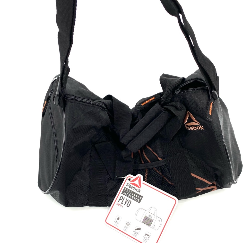 Reebox Plyo Duffle Bag Size Small Black/Rose Gold - Picture 2 of 9